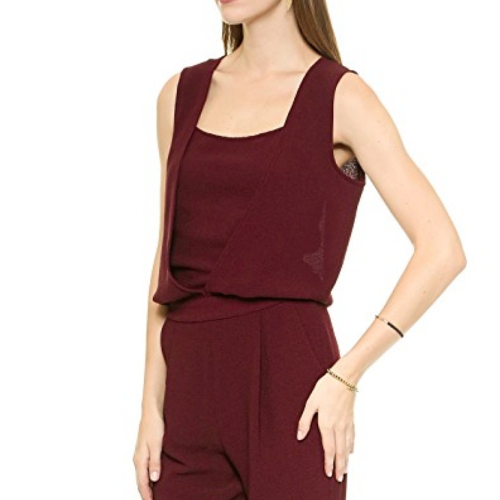 Rebecca Minkoff Maroon Jumpsuit - Picture 3 of 8